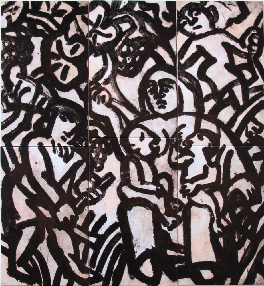 Labors of Adam and Eve, 165x150 cm