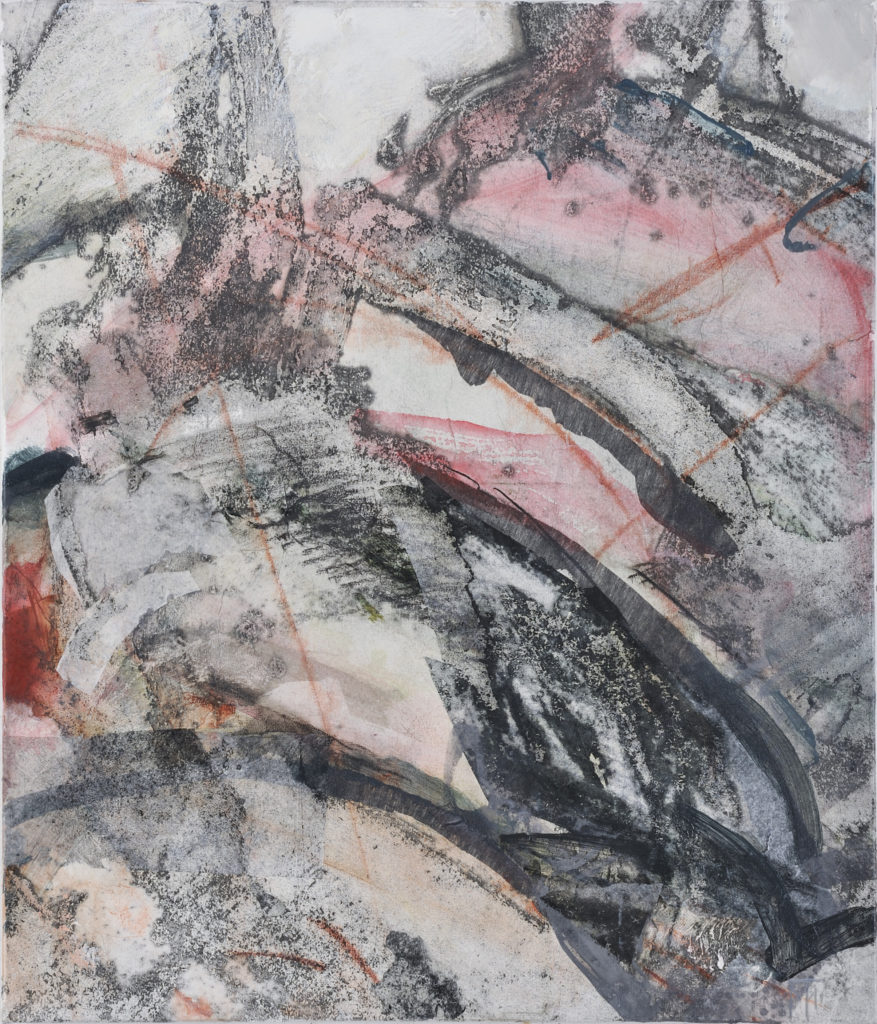 journey 2 - mixed medium on canvas 70x60cm