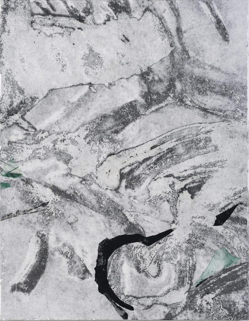 light collage mixed medium on canvas 90x70cm