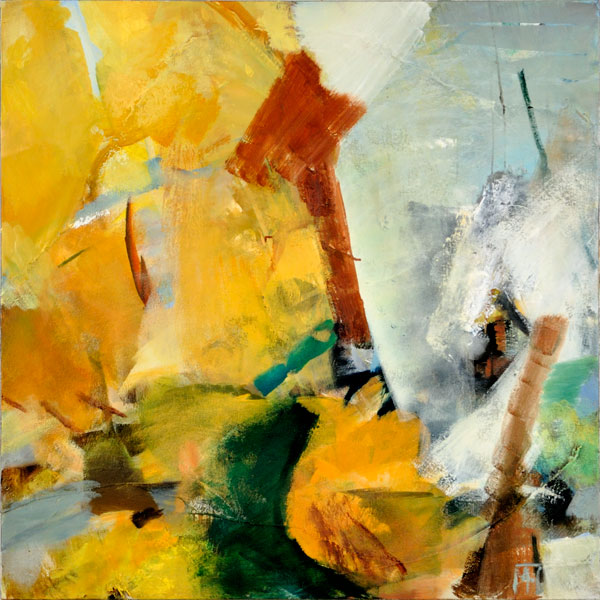 long road oil on canvas 90x90