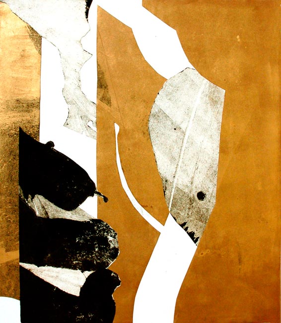 Gold and Black 4, 70x60cm, 2007
