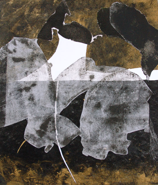 Gold and Black 2, 70x60cm, 2007