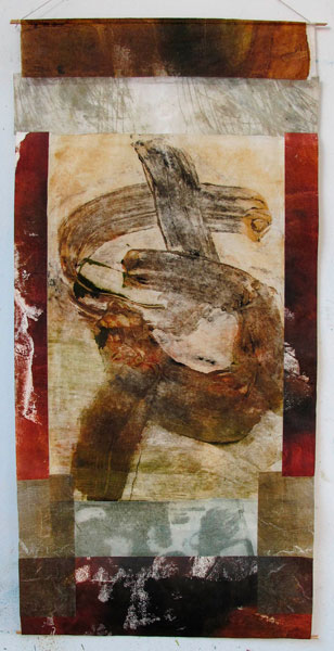 paper scroll 3 120x57cm print 7 collage on paper
